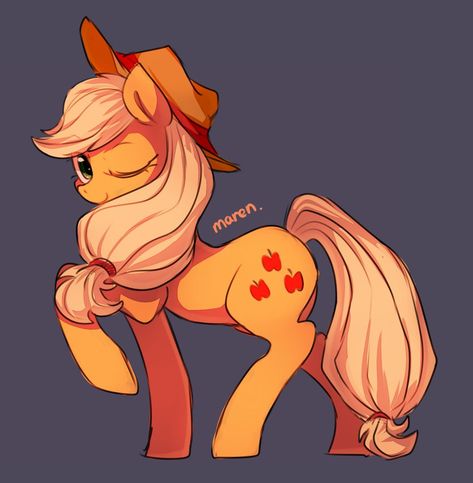 MLP: Applejack Mlp Applejack, Fanart Ideas, Applejack Mlp, Mlp Ships, My Little Pony Applejack, Mane 6, Character Drawings, Apple Jack, Mlp Art