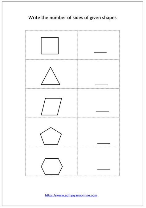 count_sides Pre Primary Worksheet, Counting Worksheet, Pre Primary, Counting Worksheets, Hindi Worksheets, Kindergarten Worksheets, Kindergarten, Siding