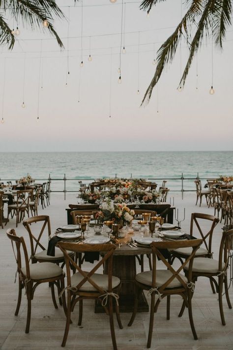 Casa Malca Tulum, Destination Wedding Cost, Beach Wedding Decorations Reception, Luxury Weddings Reception, Athens Wedding, Tulum Wedding, Cabo Wedding, Reception Tables, Cancun Wedding