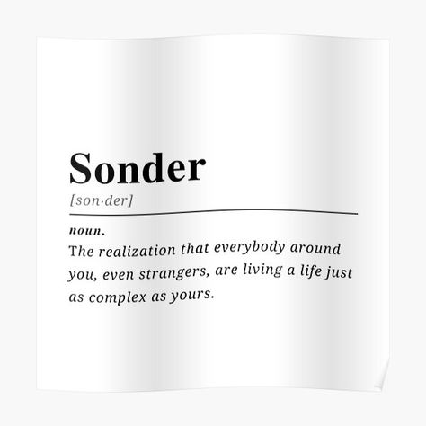 Sonder Meaning, Affordable Wall Art, Posters For Sale, Blank Walls, Sale Poster, Poster Design, Meant To Be, Wall Art, For Sale