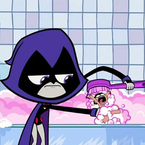 Raven Teen Titans Go, Robin And Raven, Raven Teen Titans, Beast Boy, Teen Titans Go, Black Cartoon, Cartoon Shows, Teen Titans, Cartoon Network