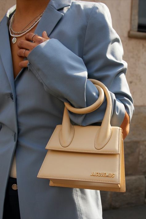 Leather bags, Jacquemus bags, Chiquito bag, Jacquemus Chiquito, street style, milan street style, the sartorialist, fashion ideas, fashion gift, it bags, bags for sale, outfit inspiration Jacquemus Beige Bag, Jacquemus Outfits, Beige Bag Outfit, Jacquemus Bag Outfit, Jacquemus Chiquito, Jacquemus Le Chiquito, Brand Name Bags, Jacquemus Bag, Beige Bag