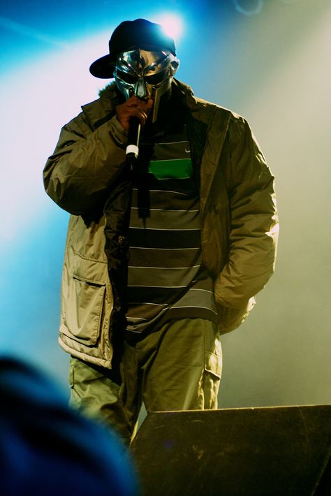 Metal Face Doom Mf Doom Outfit, Mf Doom Aesthetic, Illest Villain, Aesthetic Rapper, Cultura Hip Hop, Doom 3, Hip Hop Classics, Real Hip Hop, Mf Doom