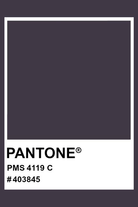 PANTONE 4119 C #pantone #color #PMS #hex Pantone Matching System, Pantone Color Chart, Purple Palette, Pantone Colour Palettes, Good Color Combinations, Cosmetics Industry, Color Chip, Color Pallets, Pantone Color