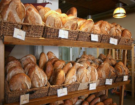 Teller's Bread  - MY market-Jerusalem Bread Basket Display, Bakery Shop Interior, Bread Display, Bakery Shop Design, Bakery Store, Bakery Interior, Bakery Design Interior, Bread Shop, Bakery Display