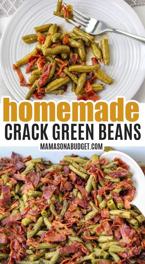 Best Canned Vegetable Recipes, Flavorful Vegetable Side Dishes, Green Sides For Christmas, Green Side Dishes Veggies, Yummy Side Dishes For Dinner, Arkansas Green Beans Recipes, Traditional Christmas Side Dishes, Side Dishes With Beans, Recipe For Fresh Green Beans