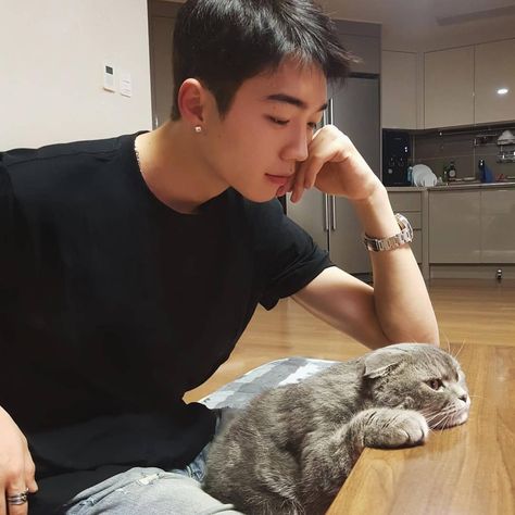 Yuri Park, Park Yuri, Quotes Boyfriend, Men With Cats, Quotes Cute, Asian Boy, Handsome Asian Men, Cute Asian Guys, Super Quotes