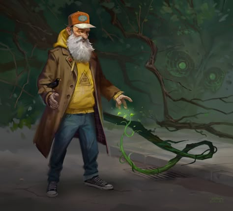 ArtStation - Dion - modern-day wizard, Ivelin Trifonov Urban Wizard Aesthetic, Modern Day Character Art, Modern Wizard Outfit, Scifi Wizard, Modern Wizard Aesthetic, Old Wizard Character Design, Modern Wizard Character Design, Cool Wizard Art, Modern Day Wizard