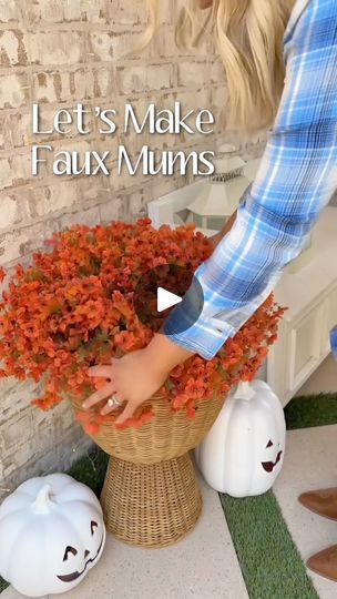 Lotus-gorgeous.lg Faux Mums Front Porch, Fall Mums Porch, Faux Mums, Fall Mums, Fall Floral Arrangements, Fall Front Porch Decor, Fall Arrangements, Front Porch Decor, Fall Front Porch