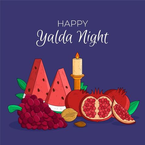 Yalda Night Background Baby, Yalda Night Background, Yalda Background, Happy Yalda Night, Happy Yalda, Yalda Night, Fruit Candles, Tea Labels, Colorful Donuts