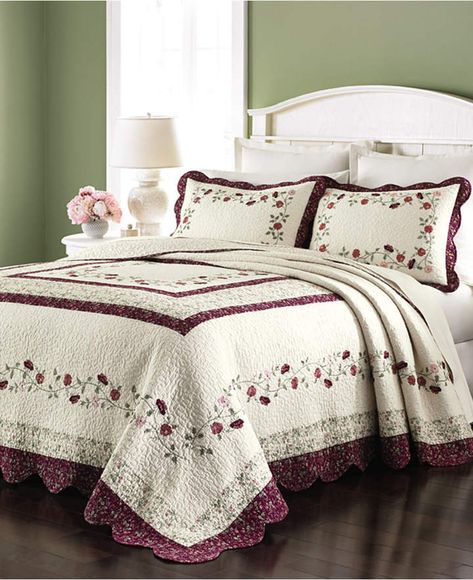 Morning Sky Twin Bedspread Plum Bedding, Red Decorative Pillows, Prairie House, Twin Bedspreads, Queen Bedspread, Fabulous Kitchens, Quilted Bedspreads, Space Furniture, Bedspreads