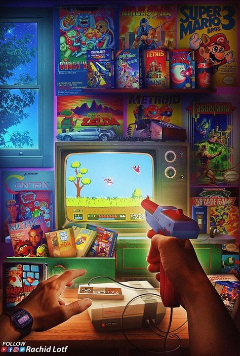 30 Pictures That Only Older People Will Find Nostalgic By Rachid Lotf Alter Computer, Retro Games Wallpaper, Arcade Retro, Nostalgia Art, Nostalgic Pictures, Retro Gaming Art, Retro Arcade, Jrr Tolkien, Retro Video Games