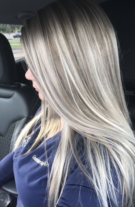 Dimensional Cool Blonde, Cool Toned Blonde Hair, Highlight Shades, Blonde With Highlights, Ash Blonde Hair Balayage, Cool Blonde Highlights, Highlight Wigs, Blonde Hair Goals, Perfect Blonde Hair