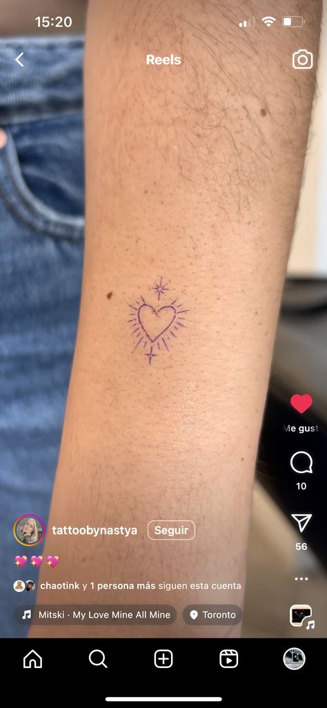 Matching Tattoos In Spanish, Dainty Tattoos Feminine, Holiday Inspired Tattoos, Messy Heart Tattoo, Pretty Number Tattoos, Spanish Sister Tattoos, Tattoos For Latinas, Here I Am Tattoo, Cariad Tattoo