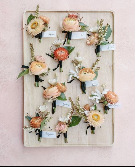 Summer Boutonniere, Marry That Girl, Late Summer Wedding, Wildflower Wedding Bouquet, Late Summer Weddings, Peach Blush, Wildflower Wedding, Summer Weddings, Late Summer