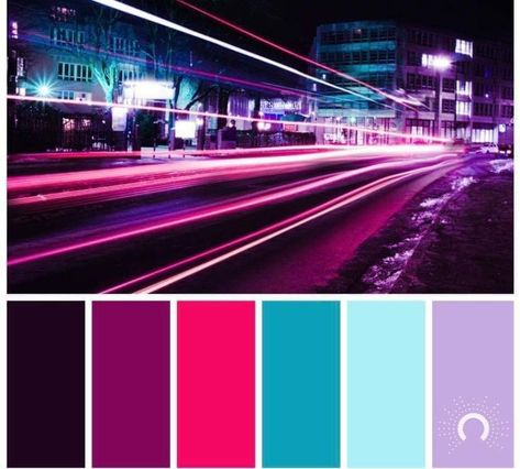 Cyberpunk Color Palette, Color Palette For Home, Neon Colour Palette, Red Colour Palette, Color Schemes Colour Palettes, Good Color Combinations, Grey Color Palette, Color Play, Blue Color Schemes