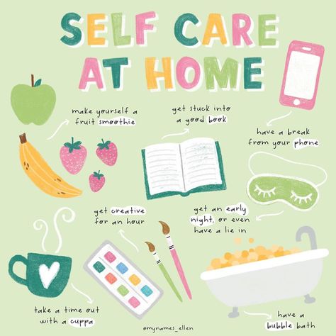 Ellen Hope on Instagram: “Happy Thursday everyone! I wanted to chat self care today, like I do every so often and while a lot of us are safe at home for the…” All Natural Skin Care, Self Care Activities, Self Care Routine, Self Improvement Tips, Take Care Of Yourself, Best Self, Self Development, Better Life, Counseling