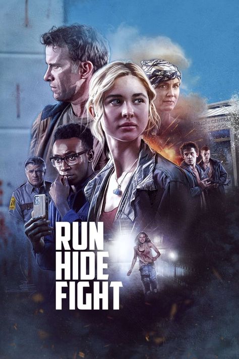 Run Hide Fight (2020) Watch Now at https://www.watchfilmy.life/movies/run-hide-fight-2020/ Scary Movies To Watch, Thomas Jane, Action Movie Poster, Movie Posters Design, New Poster, Action Movies, Scary Movies, Movies Showing, Short Film