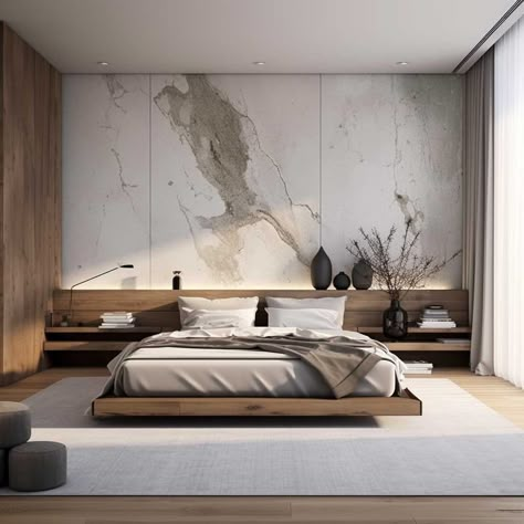 Tranquil Bedroom, Minimalist Bedroom Design, Luxury Bedroom Master, Bedroom Bed Design, Minimalist Interior Design, Modern Bedroom Design, Luxury Bedroom, Master Bedrooms Decor, Contemporary Bedroom