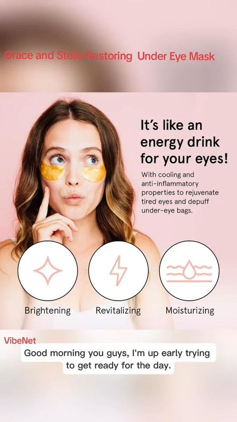 Grace & Stella Under Eye Mask for Dark Circles, Puffy Eyes, Undereye Bags, Wrinkles - Gel Under Eye Patches - Vegan (24 Pairs, Gold) Eye Mask For Dark Circles, Mask For Dark Circles, Undereye Bags, Under Eye Patches, Under Eye Mask, Eye Patches, Under Eye Bags, Tired Eyes, Puffy Eyes