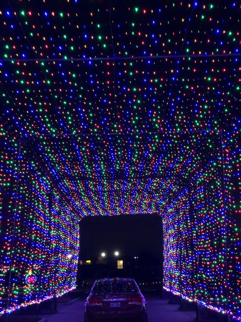 Christmas light show Xmas Sleepover, Light Tunnel, Christmas Light Show, Christmas Bucket List, Christmas Bucket, Christmas Lighting, Side Business, Open Field, Christmas Light