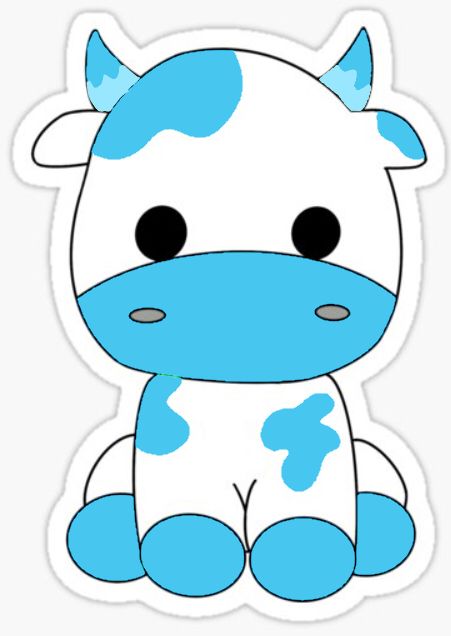 Same blue from Rainbow cow 🌈🐄 Blueberry Cow, Blue Cow, A Cow, Balayage, Make Your Own, Cow, Make Your, Rainbow, Blue