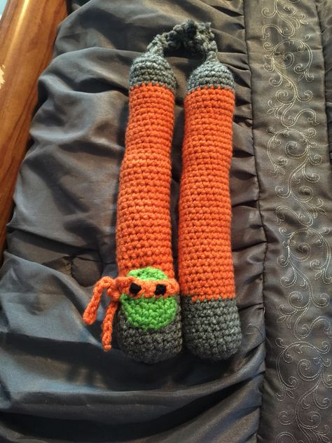 Crochet Nunchucks Crochet Nunchucks, Nunchucks, Leg Warmers, Crochet