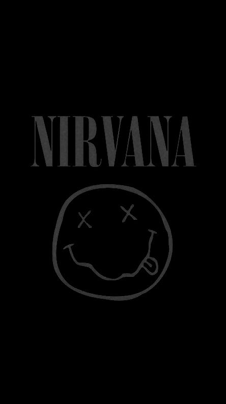 Black Nirvana Wallpaper, Nirvana Iphone Wallpaper, Nivarna Aesthetic, Heavy Metal Aesthetic Wallpaper, Metalica Aesthetic, Nirvana Wallpaper Iphone, Nirvana Wallpaper Aesthetic, Rock Wallpaper Iphone, Classic Rock Aesthetic