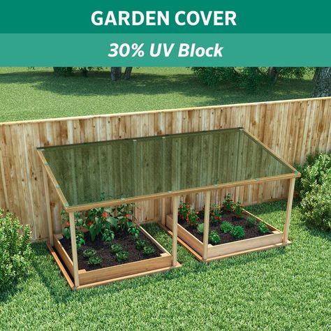 Coolaroo Replacement Canopy | Wayfair.ca Replacement Canopy, Sun Block, Raised Garden Beds Diy, Survival Gardening, Garden Area, Shade Cloth, Hydroponic Gardening, Vegetable Garden Design, Veggie Garden