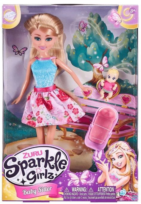 Sparkle Girlz: "Baby Sitter" 10.5" Fashion Doll (Zuru) | Flickr Sparkle Barbie, Sparkle Girlz Dolls, 2004 Barbie Dolls, Zodiac Girlz Dolls, Barbie Doll Set, 2011 Holiday Barbie, Promotional Image, Princess Peach, Girl Dolls