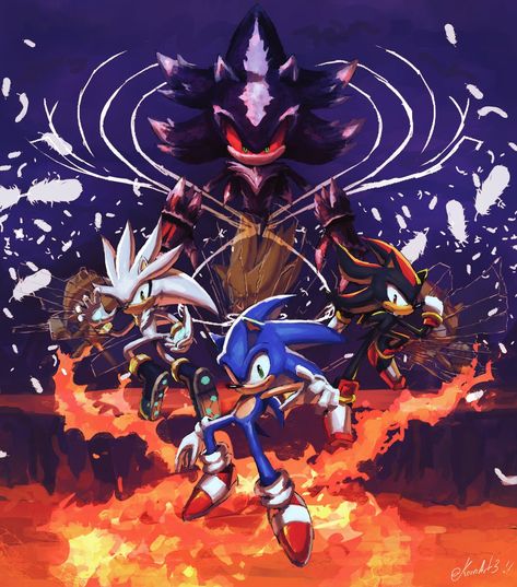 Sonic 06, Sonic Heroes, Silver The Hedgehog, Sonic Fan Characters, Blue Hedgehog, Sonic Franchise, Sonic Adventure, Hedgehog Art, Sonic And Shadow