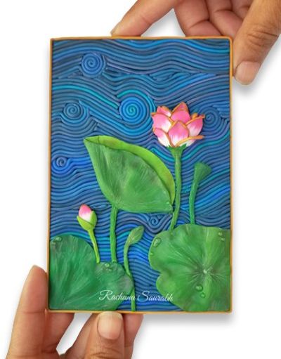 Polymer Clay Painting, Canvas Art Painting Abstract, Polymer Art, Hanging Craft Ideas, Hanging Craft, Clay Wall Art, New Paper, Clay Art Projects, Art N Craft