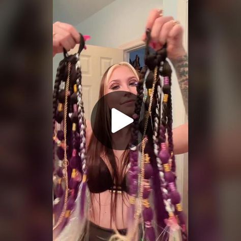 Rave Pigtails Extensions, Diy Rave Hair, Edc Hairstyles Braids, Rave Braids Festival Hair Tutorial, Diy Rave Braids, Rave Braids Tutorial, Rave Braids Extensions, Rave Hairstyles Braids, Rave Braids Festival Hair