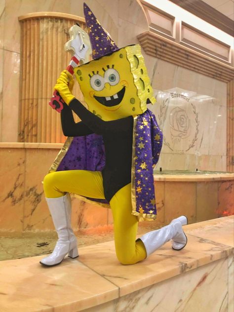 Spongebob Birthday Party Costumes, Goofy Goober Spongebob, Spongebob Goofy Goober, Spongebob Cosplay, Spongebob Costumes, Goofy Outfits, Mascara Oni, Spongebob Halloween, Spongebob Costume