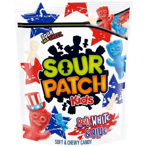 SOUR PATCH KIDS Soft & Chewy Red White Blue Candy Sour Patches, Gummy Snacks, Corporate Holiday Gifts, Giant Candy, Tim Tam, Soft Candy, Chewy Candy, Sour Patch Kids, Jolly Rancher