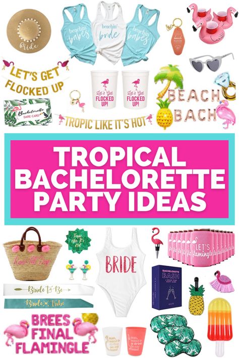 Tropical Theme Bachelorette, Bachelorette Party Themes Tropical, Tropic Like Its Hot Bachelorette, Beach Bachelorette Weekend, Bachelorette Party Tropical Theme, Key West Bachelorette Party Ideas, Bachelorette Slumber Party Themes, Lilly Pulitzer Bachelorette Party, Beach Bachelorette Party Themes Ideas