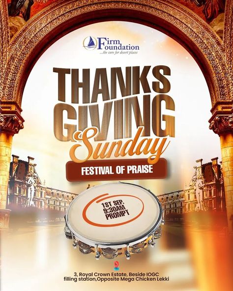 Designs for Thanksgiving service a festival of praise . Using engaging back grounds relating to a church setting as well as resources for music really aided in the presentation of this design . What's your take ❔ . Do well to get THE FLYER DESIGN COURSE DBA 💻🖱️ still at a discounted rate and learn Photoshop and flyer design also don't forget to send a DM 📥 for all you design projects . . . . #graphicdesign #graphicdesigners #graphicdesigner #eflyer #photoshop #photoshopcs6 #photoshopmanipula... Thanksgiving Design Flyer, Church Thanksgiving Background, Thanksgiving Service Flyer Design, Church Flyer Design Ideas, Thanksgiving Church Flyer, Thanksgiving Flyer Design, Thanksgiving Sunday, Thanksgiving Flyer, Tarpaulin Design