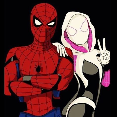 486 Me gusta, 7 comentarios - Spider Gwen (@spider_gwen_7u7) en Instagram: ";) 🕷🖤 #spiderverse #spidergwen #spidermanunnuevouniverso🕷 #spiderwoman #spiderman #spidergirl…" Spider Gwen, Amazing Spider, The Amazing, Black Cat, Spiderman, Marvel, Fan Art, Comics, Fan