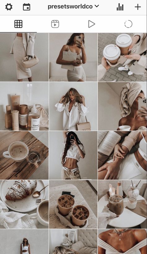 Beige Instagram Theme, Sarcoline Aesthetic, Beige Preset, Dress Template, Vsco Lightroom Presets, Beige Instagram, Collage Photo Frame Design, Instagram Feed Planner, Sun Aesthetic