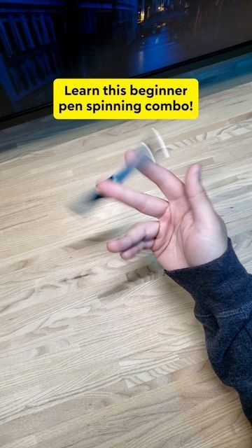 Ryzing Spins on Instagram: "Easy Pen Spinning Combo for Beginners! 😄👍 📌 What do the numbers mean? The numbers represent fingers and spaces between them, aka "finger slots". T = thumb TF = thumb flap 1 = index 2 = middle 3 = ring 4 = pinky For example, 12 means index and middle finger slot. 👉 Save and share this reel to your friends! ☺️ Follow and let's learn pen spinning! 🌀 #tutorial #tutorialvideos #penspinning #penspin #howto #slowmo #slowmotion #breakdown #tricks #skills" Pen Tricks For Beginners, Pen Twirling Tutorial, Pen Spinning Tutorials For Beginners, Easy Pen Spinning Tutorial, Easy Pen Spinning, Finger Spinning Pen, Pen Spinning Tutorials, Ring Tricks, Pen Spin