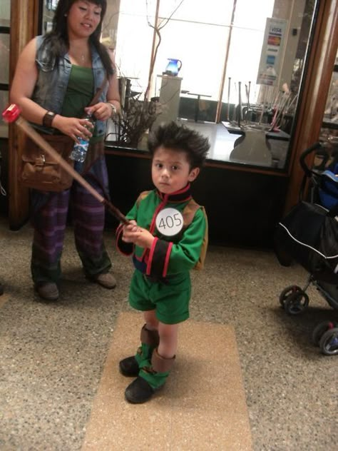 Hxh Cosplay, Cosplay Kids, Baby Cosplay, Gon Freecss, Hxh Characters, Cool Cosplay, Hunter Anime, Anime Baby, Cosplay Outfits