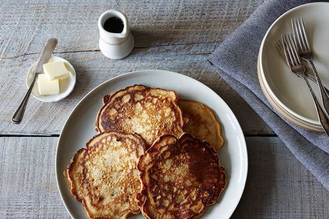 No-Frills Buttermilk Pancakes  recipe on Food52 Best Homemade Pancakes, Healthy Breakfast Choices, Pancake Mix Recipe, Buttermilk Pancake Mix, Fast Food Breakfast, Make Pancakes, Pancake Recipe Buttermilk, Breakfast Choices, Homemade Pancakes