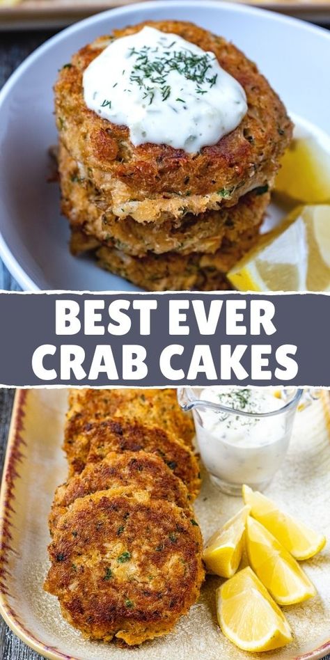 Best-Ever Crab Cakes Crabcakes Recipe Best Easy, Crab Cakes Recipe Best Easy, Louisiana Crab Cakes, Crab Cakes Recipe Easy, Clam Cakes Recipe, Best Ever Crab Cakes, Best Crab Cakes Recipe, Crab Cake Recipe Easy, Crab Cakes Recipe Best