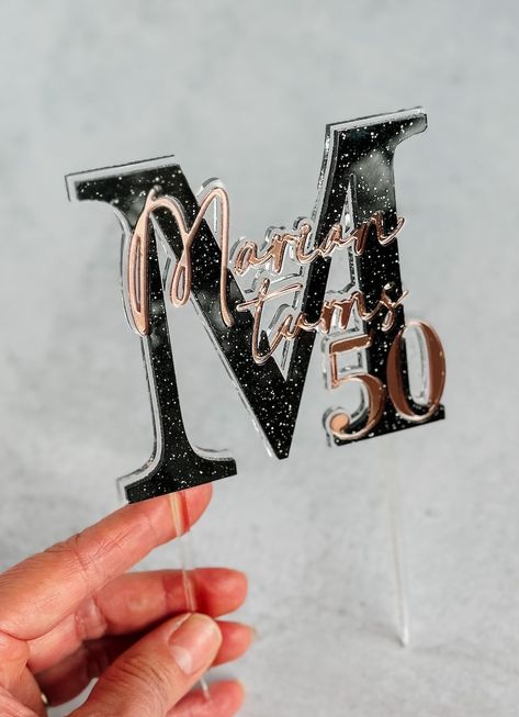 4 Cake Topper, 3d Letters Diy, Double Layer Cake, 4 Cake, 3d Paper Flowers, Wedding Sign Decor, Wedding Shadow Box, Laser Paper, Cake Decorating With Fondant