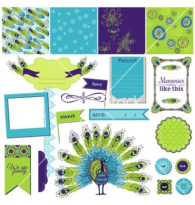 Peacock Room, Scrapbook Themes, Scrapbook Frame, Groom Style Wedding, Design Scrapbook, Scrapbook Design, Co Teaching, Peacock Theme, Peacock Decor