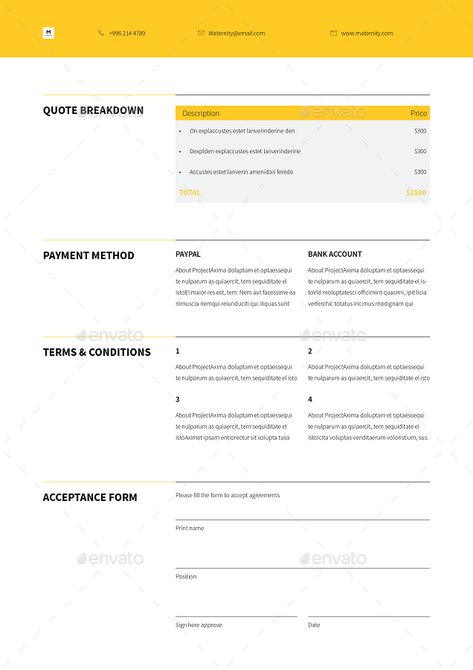 Brief Proposal Template