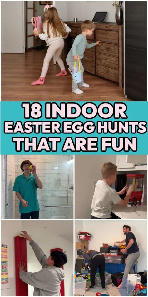 The best indoor Easter egg hunt ideas whether you have a small space or a tiny one! Indoor Easter egg hunt clues, games, and more! Indoor Easter Egg Hunt Ideas, Fun Easter Egg Hunt Ideas, Easter Egg Scavenger Hunt Clues, Indoor Easter Egg Hunt, Egg Hunt Clues, Easter Egg Scavenger Hunt, Easter Egg Hunt Ideas, Egg Hunt Ideas, Easter Egg Hunt Clues