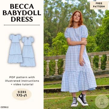 FREE PATTERNS – coralinestreet Woven Dress Pattern, Dress Bodice Pattern Free, Babydoll Dress Pattern Free, Dress Making Patterns Free, Diy Clothes Patterns Free, Sewing Dress Patterns Free, Free Dress Patterns For Women Easy, Download Free Pdf Sewing Patterns, Free Dress Sewing Patterns