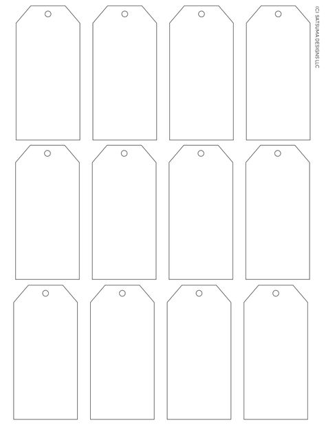 Free Printable Blank Gift Tags, Gift Tag Outline, Free Printable Tags Templates, Gift Tag Template Free Printable, Blank Gift Tag Template, Gift Tag Template Free, Birthday Gift Tags Printable, Luggage Tag Template, Christmas Tag Templates