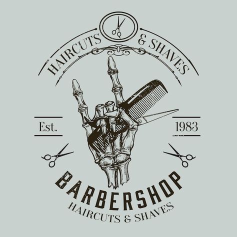 Barber Poster, Barber Shop Vintage, Barber Shop Logo, Barbershop Design Interior, Barber Shop Pole, Luxe Logo, Barber Tattoo, Barber Man, Barber Logo